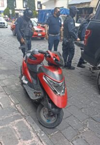 recuperan moto robada en Oaxaca