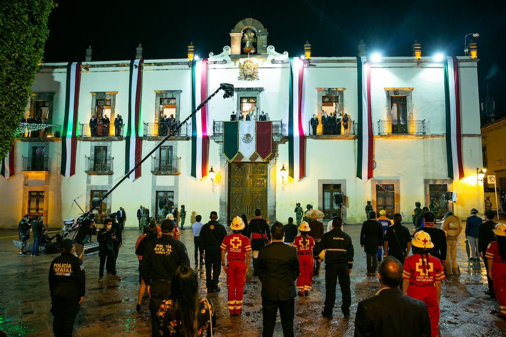 Por segundo año, gobernador preside ceremonia virtual del Grito de Independencia