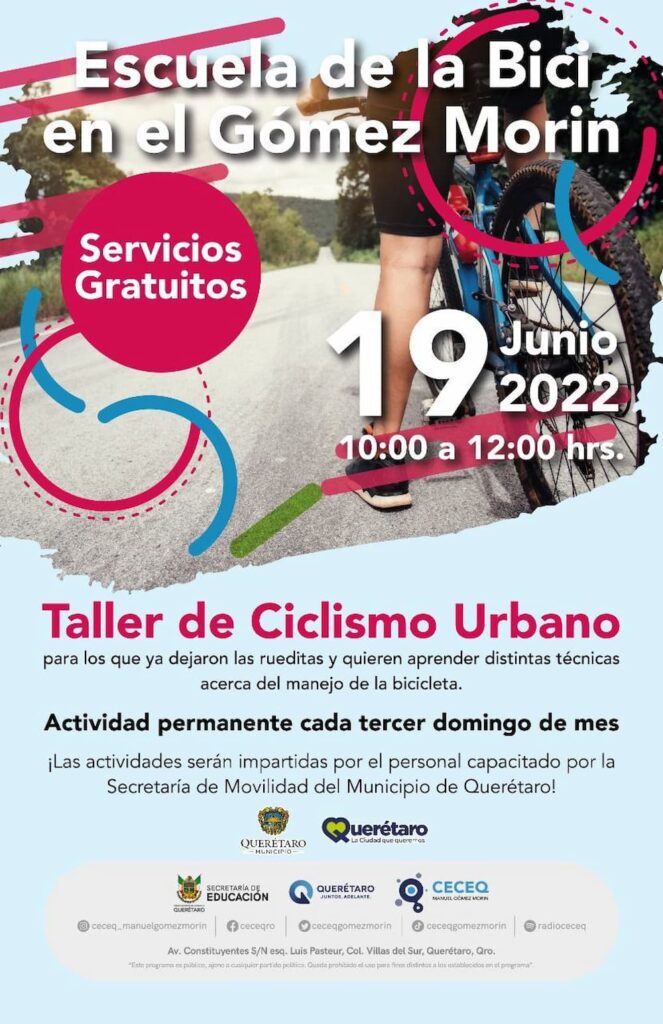 Impulsan uso responsable de la bicicleta en Querétaro Impulsan uso responsable de la bicicleta en Querétaro