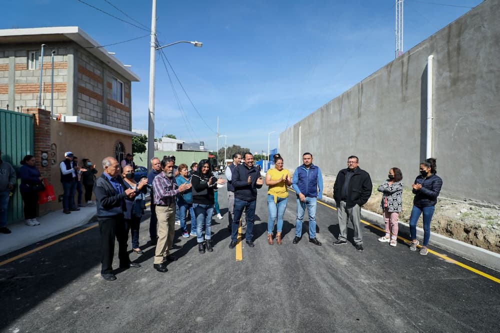 Municipio y poder Judicial hacen equipo y entregan calle en colonia Ramos Millán, cuya inversión fue de 7.2 mdp