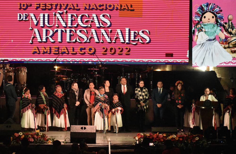 Presidente René Mejía inauguró con éxito el Festival Nacional de la Muñeca Artesanal Amealco 2022