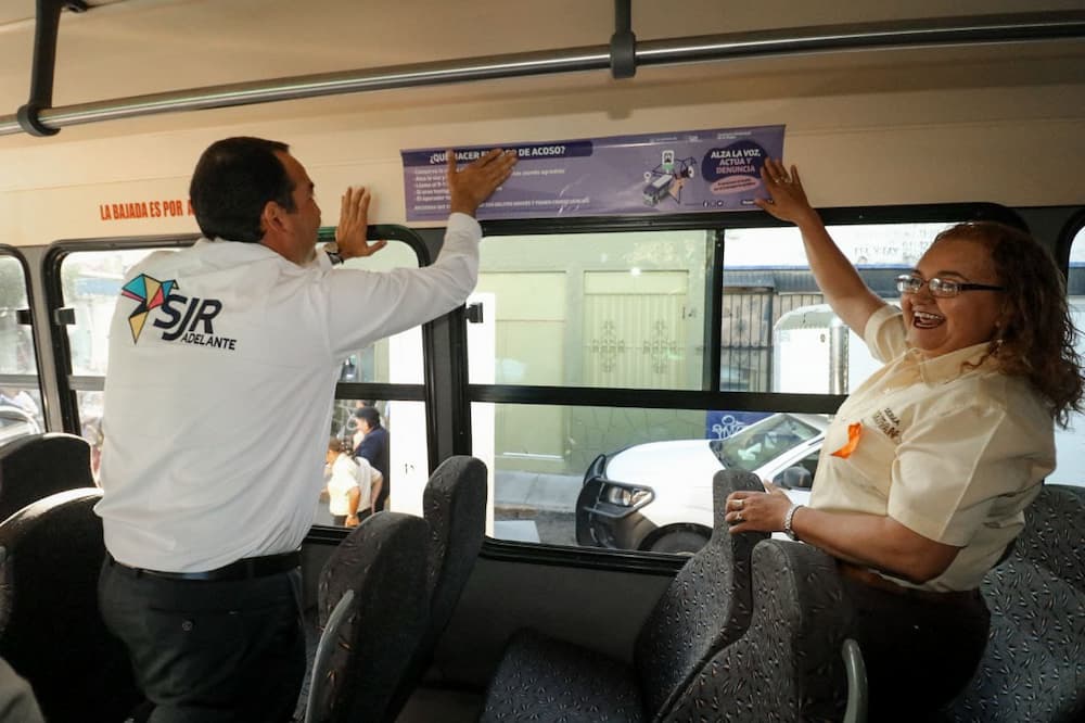 Municipio de San Juan del Río hace equipo contra el acoso a mujeres en el transporte público