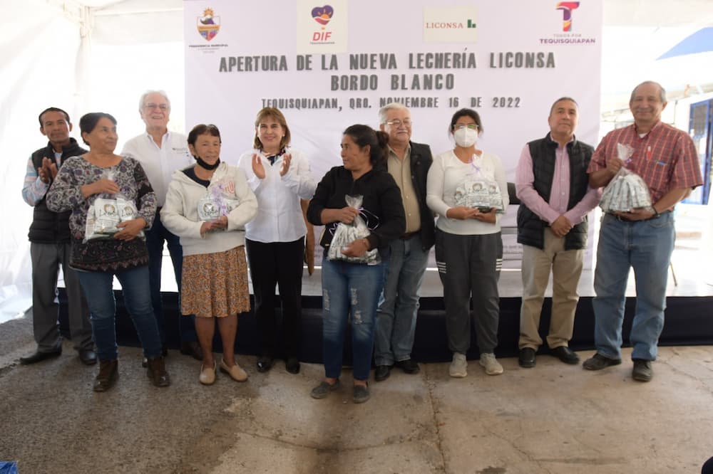 Tequisquiapan inauguró lechería Liconsa en Bordo Blanco