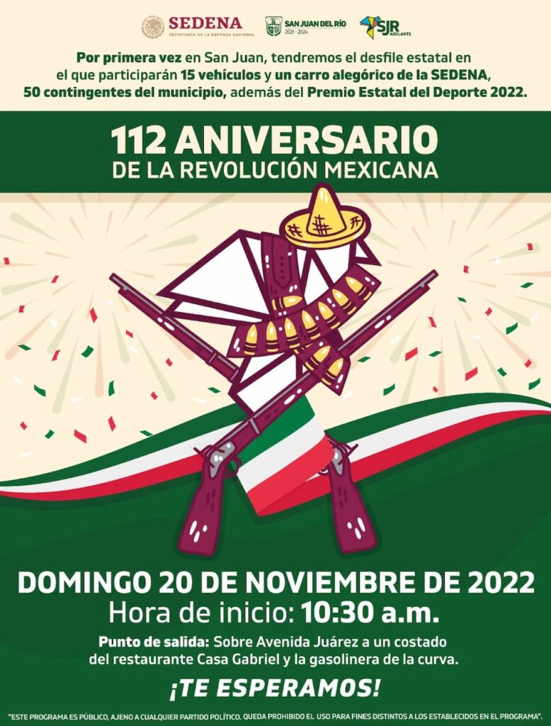 Desfile del 20 de noviembre tendrá presentaciones culturales