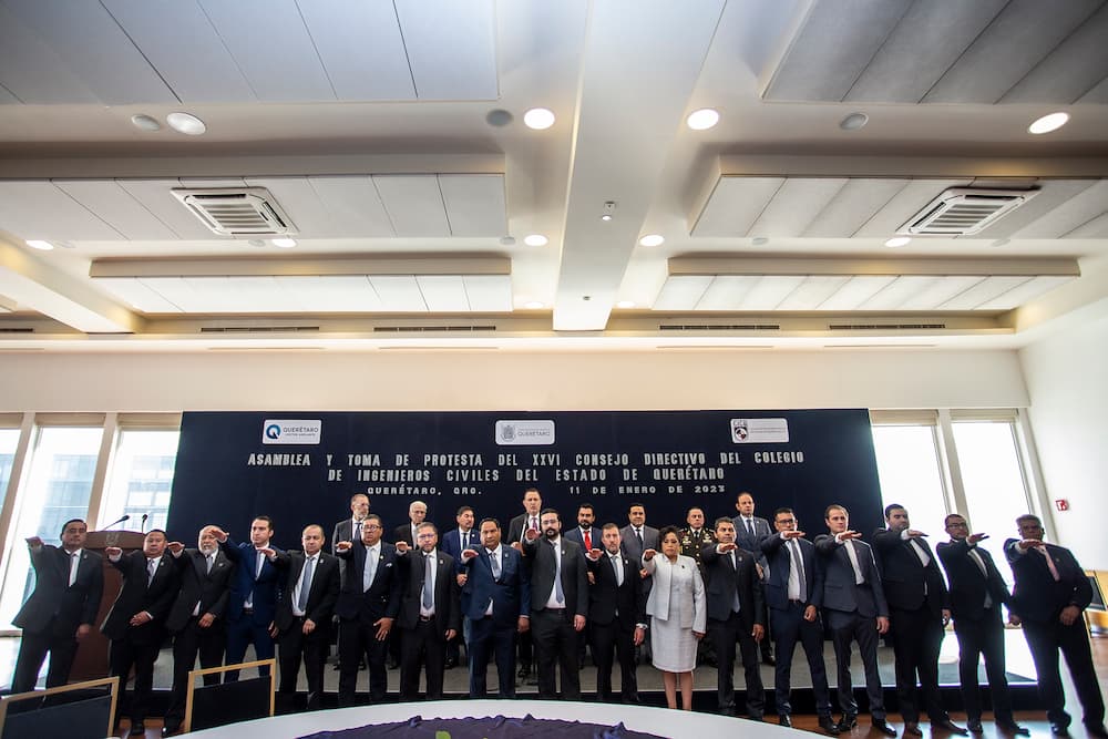 Destaca Mauricio Kuri suma de acciones del Colegio de Ingenieros Civiles en la construcción de Querétaro