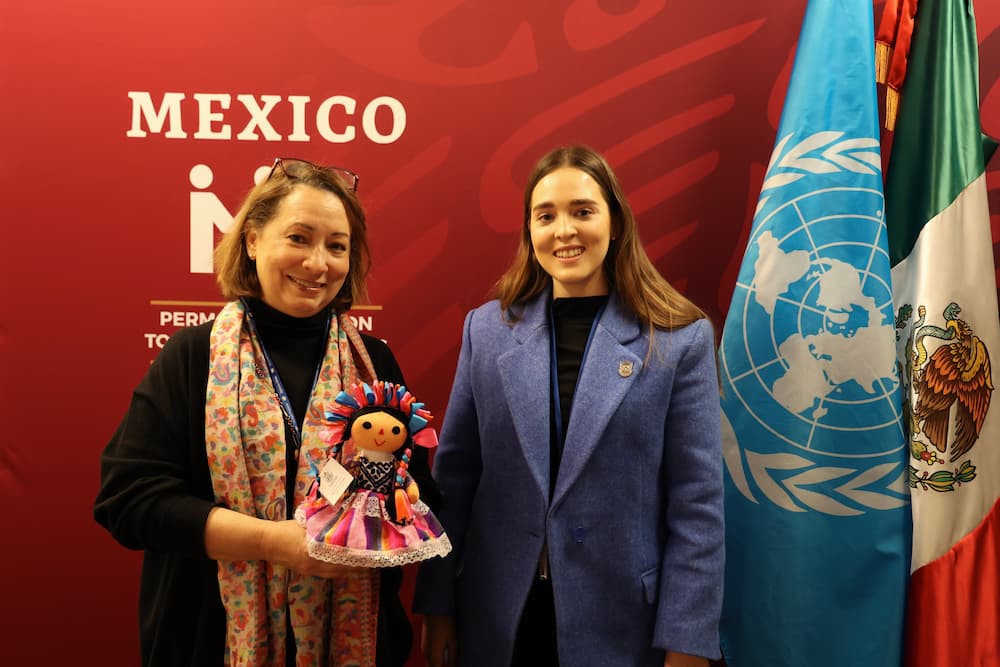 Secretaria de la Juventud de Querétaro de gira en sede de la ONU en Nueva York