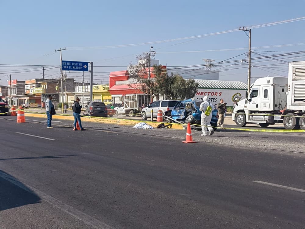 Fatal accidente cobra la vida de una persona en la carretera a Tequisquiapan