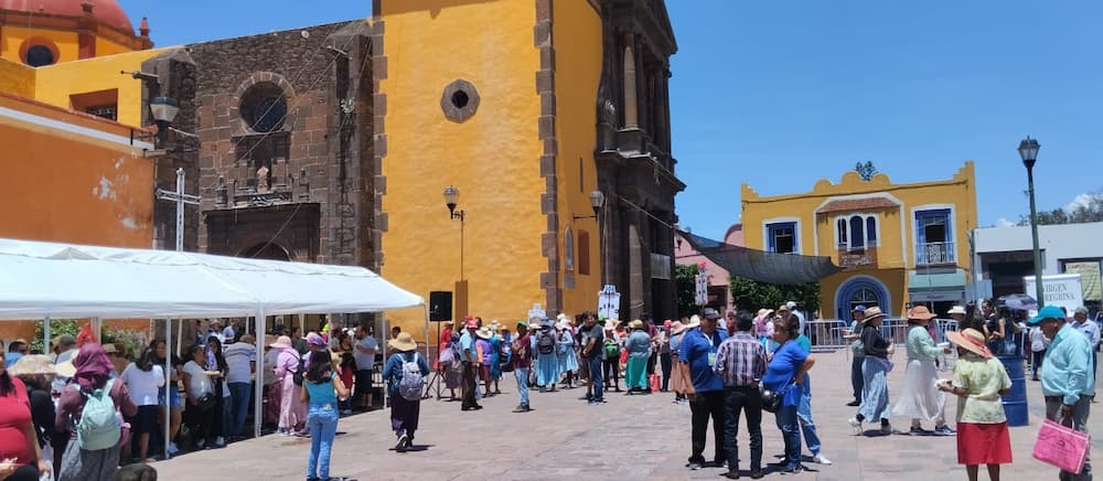 Peregrinas pernoctarán este domingo en SJR