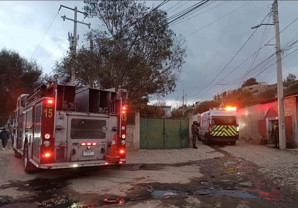 Explosión de pirotecnia daña inmueble ubicado en comunidad de Epigmenio González en Pedro Escobedo