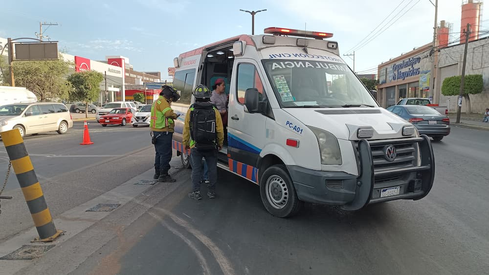 Una lesionada en choque múltiple suscitado en avenida Central, SJR