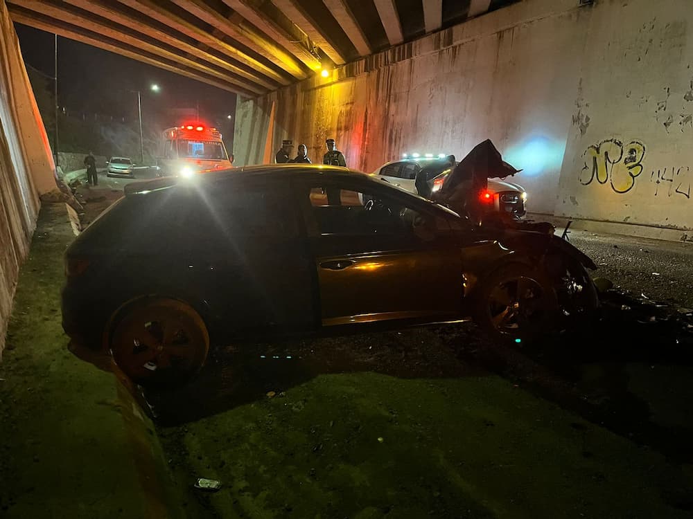 Choque en acceso a San Juan del Río deja un herido y cierre temporal