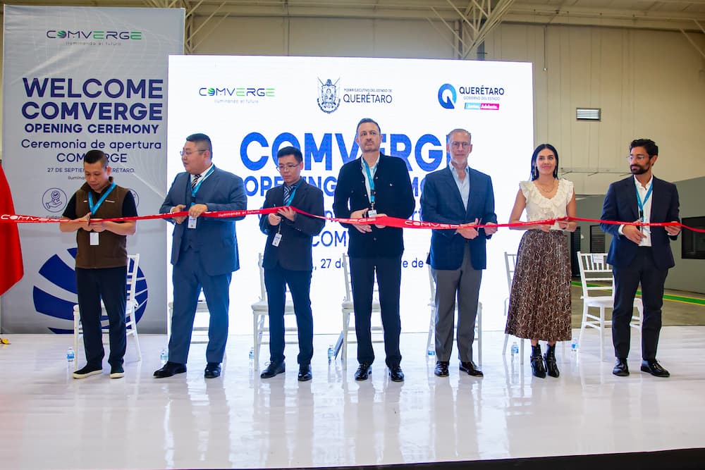 Inaugura Mauricio Kuri empresa Comverge en Colón