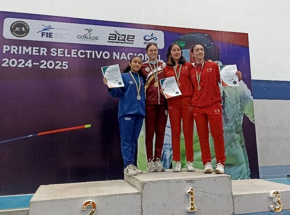 Queretanos son campeones del Primer Selectivo Nacional de Esgrima