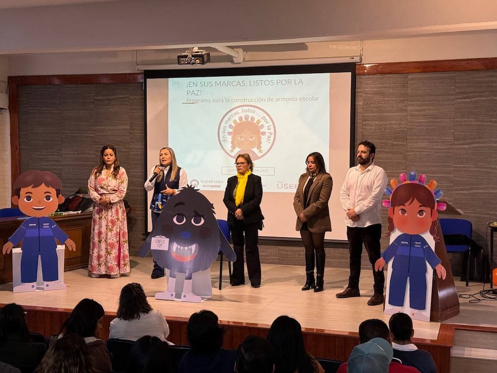 Capacitan sobre cultura de paz a escuelas de educación básica en Querétaro