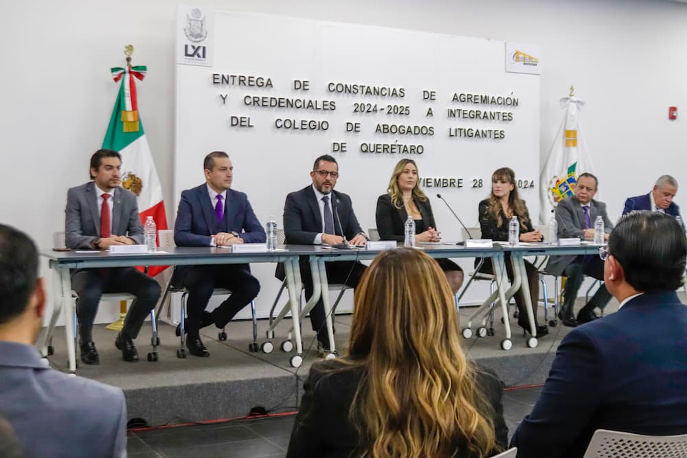 Colegio de Abogados Litigantes de Querétaro, uno de los pilares del Estado de Derecho: Carlos Alcaraz