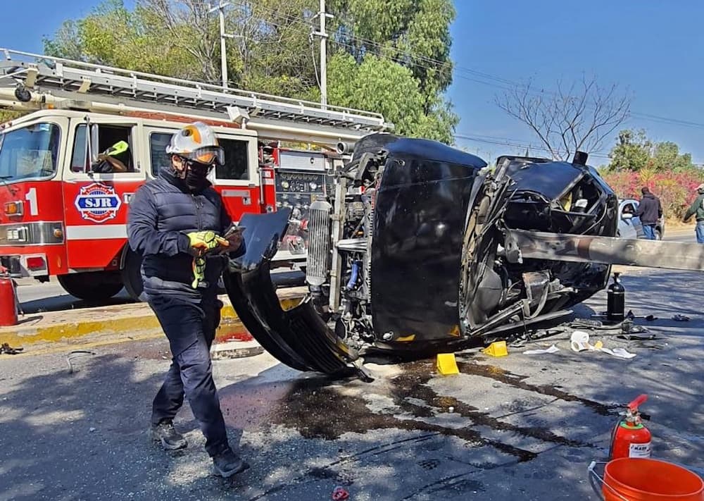 Accidente en evento de arrancones deja un lesionado grave en San Juan del Río