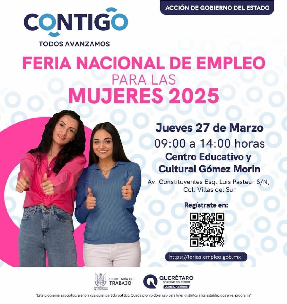 Anuncia ST Feria de empleo para Mujeres con más de mil vacantes