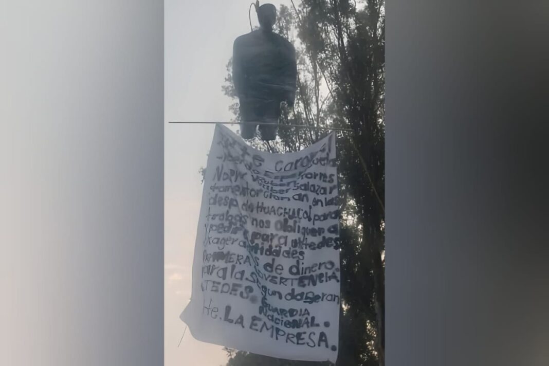 Aseguran objeto con mensaje dirigido a autoridad federal en carretera Galindo–Amealco