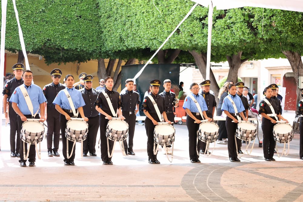 CEPPEMS realiza Concurso de Bandas de Guerra y Escoltas de Bandera Nacional 2025
