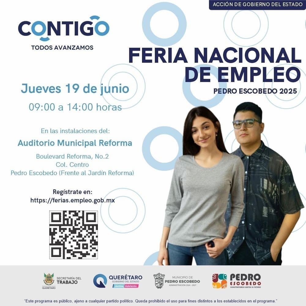 Lleva ST Feria de Empleo a Pedro Escobedo con más de mil vacantes