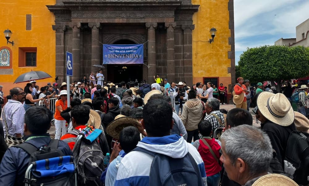 Cerca de 30 mil peregrinos llegan a San Juan del Río rumbo al Tepeyac
