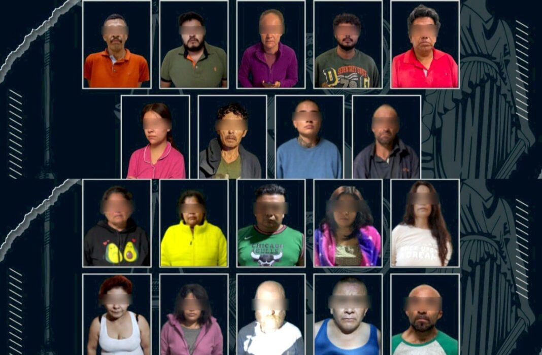 Detiene FGE a 19 personas derivado de acciones en Sinergia en 7 municipios