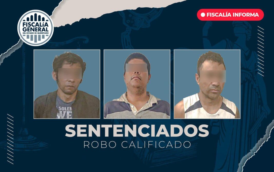 Aplican sentencia conjunta de 15 años de prisión por robo y reparación total del daño