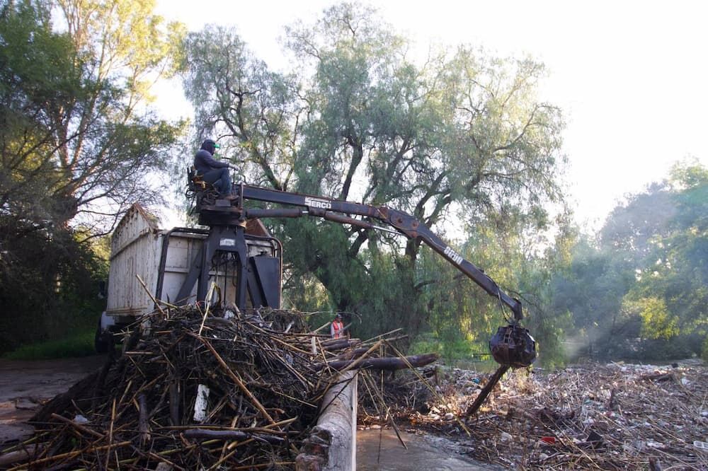 Extraen más de 70 toneladas de basura del Río San Juan en la zona de Visthá