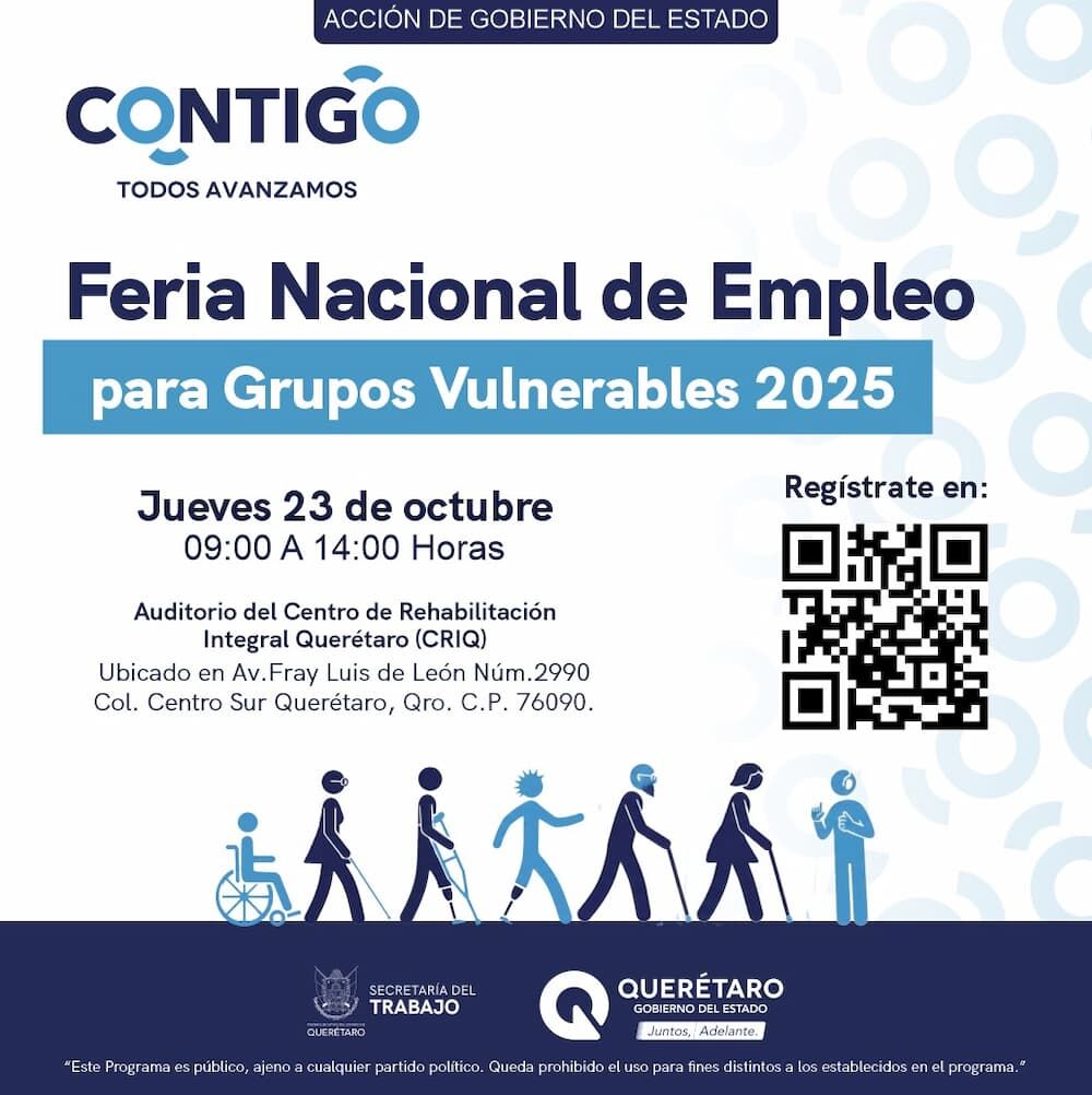 Impulsa ST la inclusión laboral con la Feria Nacional de Empleo para Grupos Vulnerables 2025
