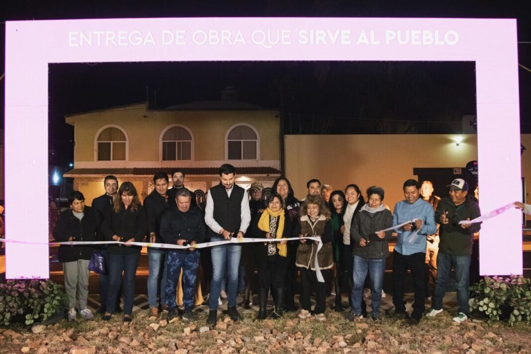 Entregan rehabilitación de calle Laguna de Bacalar en Tequisquiapan