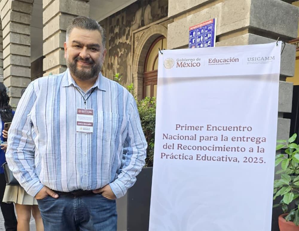 Recibe docente del COBAQ Reconocimiento a la Práctica Educativa 2025