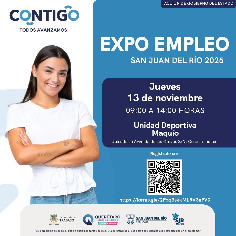 Invita ST a Expo Empleo San Juan del Río