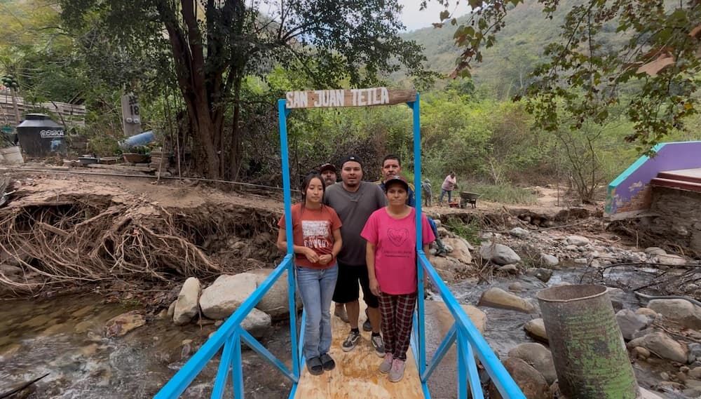 CEI entrega puente provisional en San Joaquín