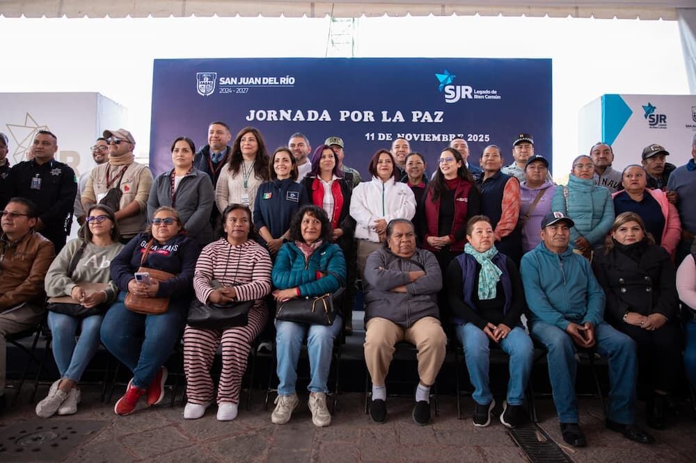 Realizan Jornadas por la Paz en San Juan del Río con más de 15 dependencias federales, estatales y municipales Realizan Jornadas por la Paz en San Juan del Río con más de 15 dependencias federales, estatales y municipales
