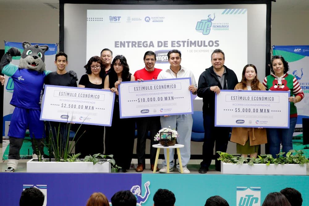 Estudiantes de la UTC, ganadores del programa Corregidora Emprende