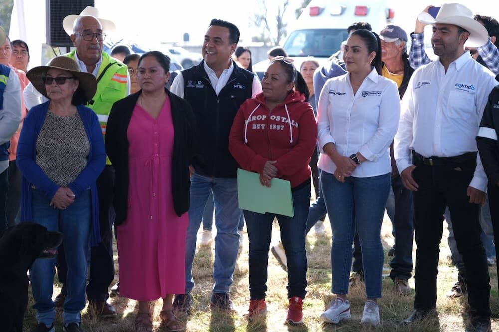 Entregan obra de urbanización en Huimilpan