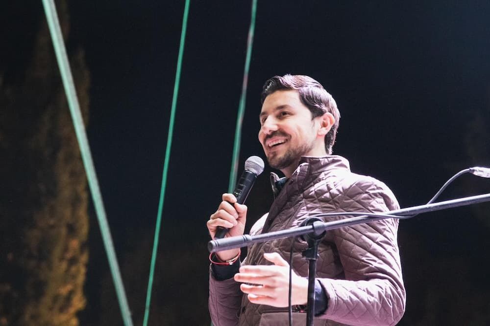 Velada romántica con los Guardianes del amor en la Villa Navideña de Tequisquiapan