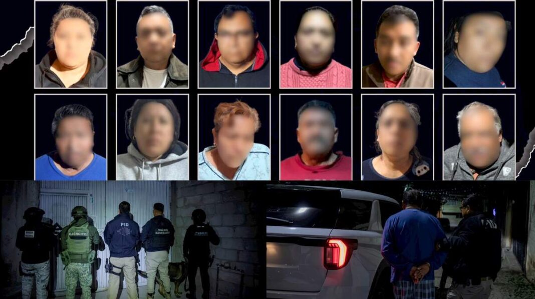 Ejecutan 13 cateos por fraude y cumplen 12 órdenes de aprehensión en Pedro Escobedo y Huimilpan