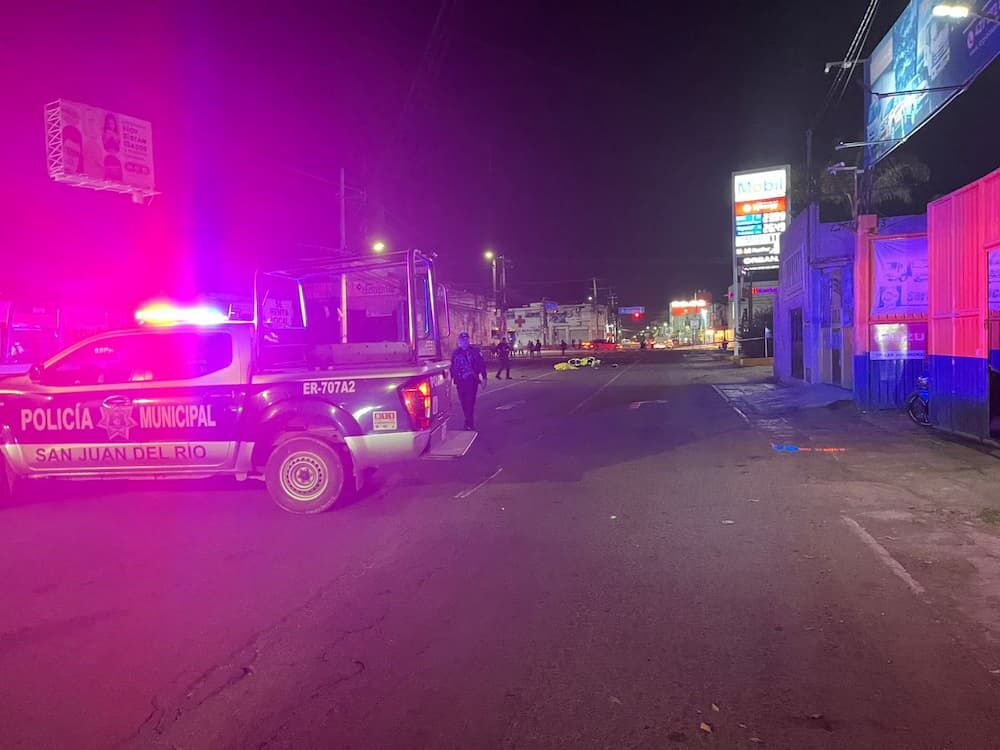 Peatón pierde la vida y resulta lesionado un motociclista en avenida Río Moctezuma, SJR