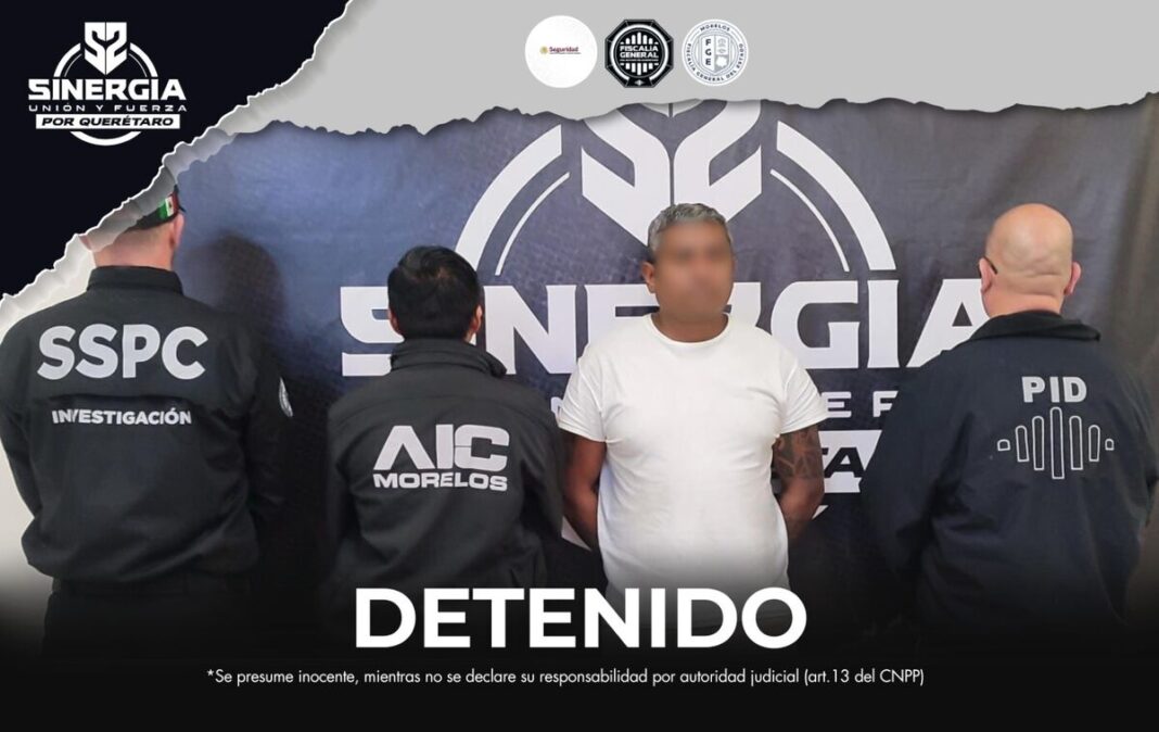 Detienen en Querétaro a presunto agresor sexual requerido por autoridades de Morelos