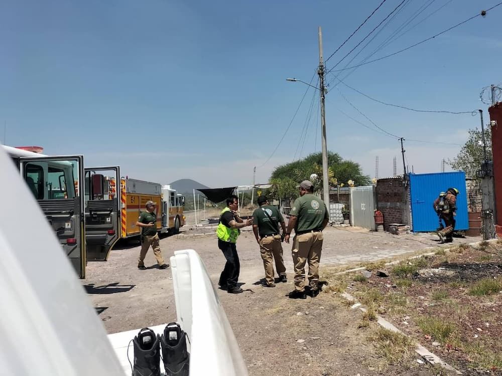 Atención rápida evita riesgo mayor por fuga de gas en La Venta, Pedro Escobedo