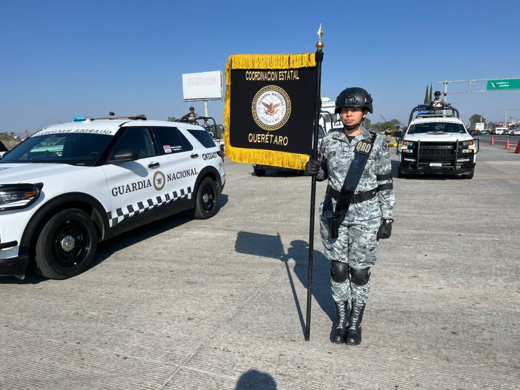 Guardia Nacional refuerza seguridad en carreteras de Querétaro por Semana Santa