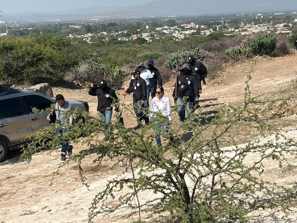 Hallan restos humanos en jornada de búsqueda en La Llave, San Juan del Río