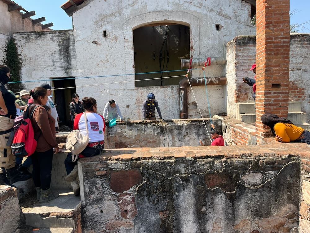 Colectivos realizan búsqueda en túneles subterráneos de La Llave, SJR