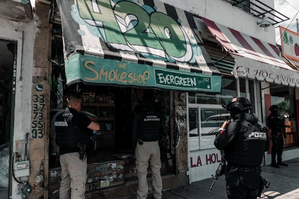 Realizan 12 cateos en establecimientos tipo “smoke shop” por delitos contra la salud