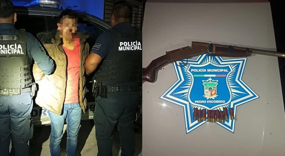 Aseguran a hombre con arma de fuego tras falso reporte de lesionado en La D Chalmita, Pedro Escobedo Aseguran a hombre con arma de fuego tras falso reporte de lesionado en La D Chalmita, Pedro Escobedo