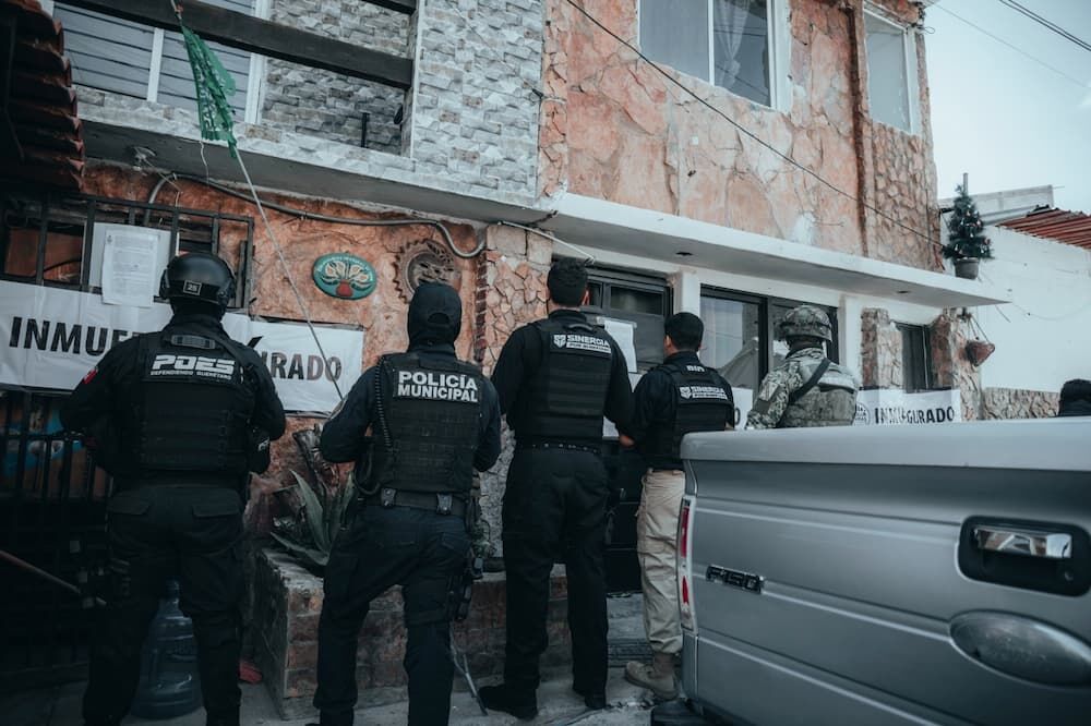 Dos personas detenidas y narcótico asegurado tras cateos en San Pedro Mártir Dos personas detenidas y narcótico asegurado tras cateos en San Pedro Mártir