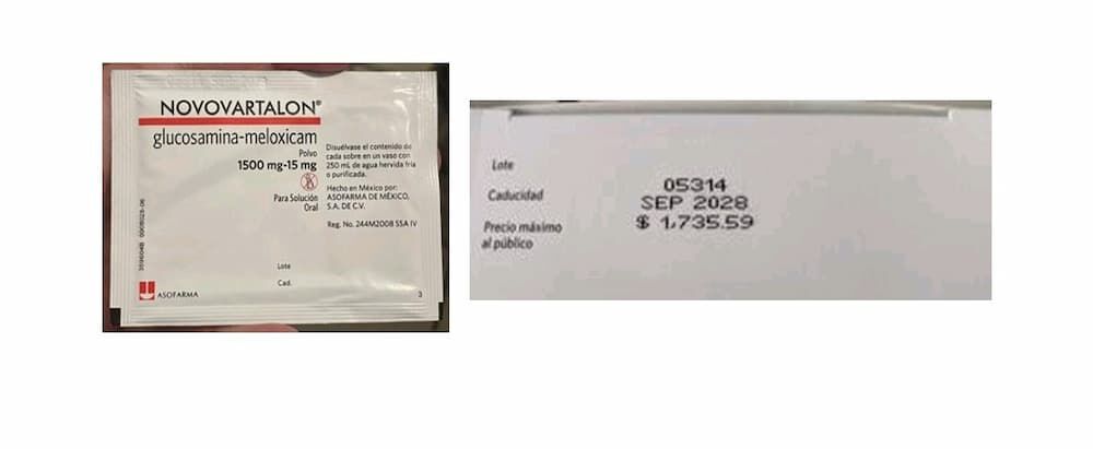 Emite COFEPRIS Alerta Sanitaria sobre la adulteración de Novovartalon Emite COFEPRIS Alerta Sanitaria sobre la adulteración de Novovartalon