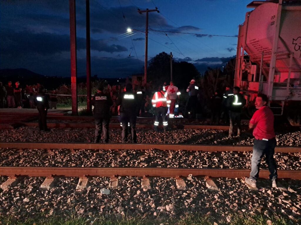 Lesionada tras ser arrollada por el tren en San Sebastián de las Barrancas Norte, SJR