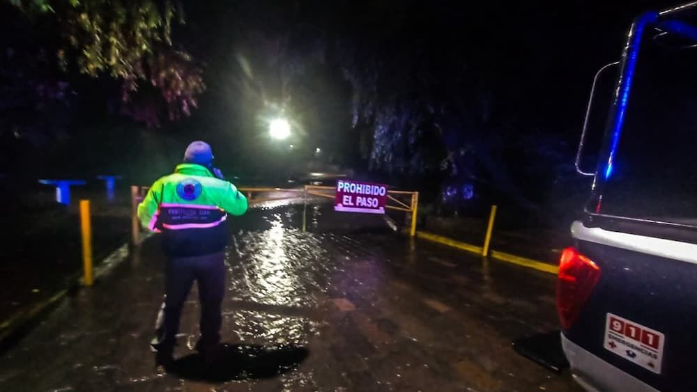 Protección Civil cierra pasos vehiculares y peatonales sobre el Río San Juan por prevención Protección Civil cierra pasos vehiculares y peatonales sobre el Río San Juan por prevención